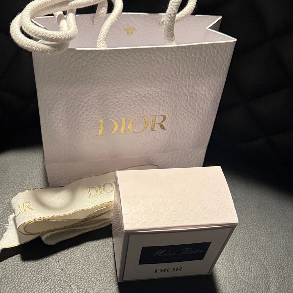 Dior White and Gold Gift Set